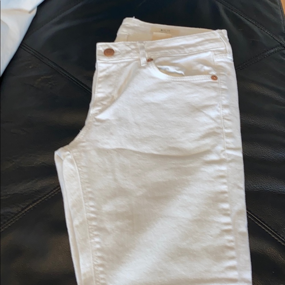 H&M White Cropped Jeans - Picture 4 of 5